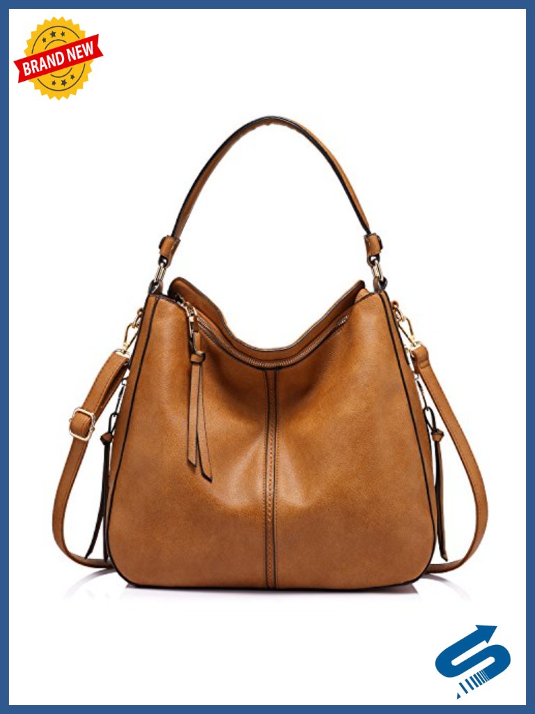 Hobo Crossbody Bag Faux Leather Large Shoulder Tote Purse